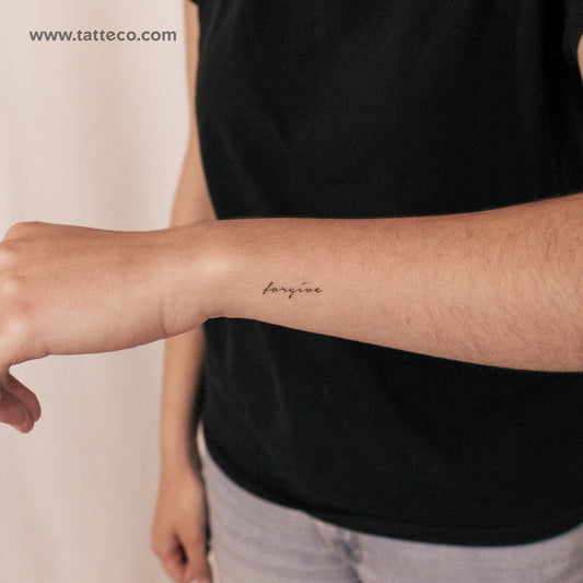 Forgive Semi-Permanent Tattoo - Set of 2