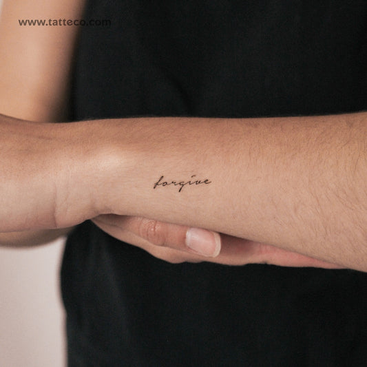 Forgive Semi-Permanent Tattoo - Set of 2