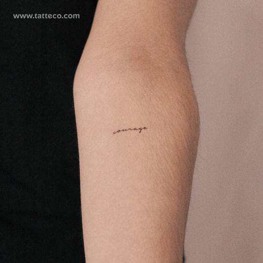 Tatuaje de dos semanas de coraje - Juego de 2