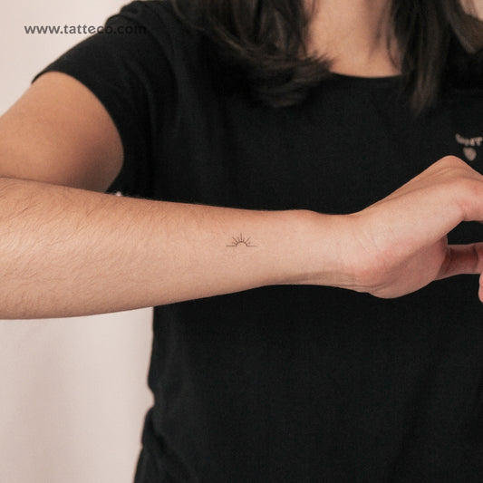 Minimal Sunset Semi-Permanent Tattoo - Set of 2