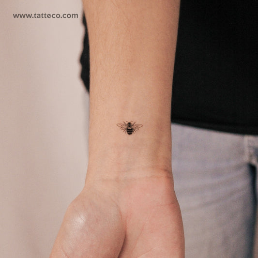 Tiny Bee Semi-Permanent Tattoo - Set of 2