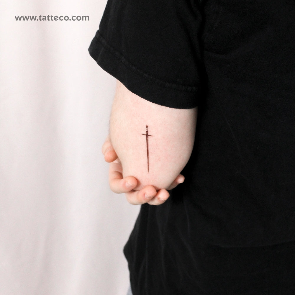 Sword Temporary Tattoo - Set of 3