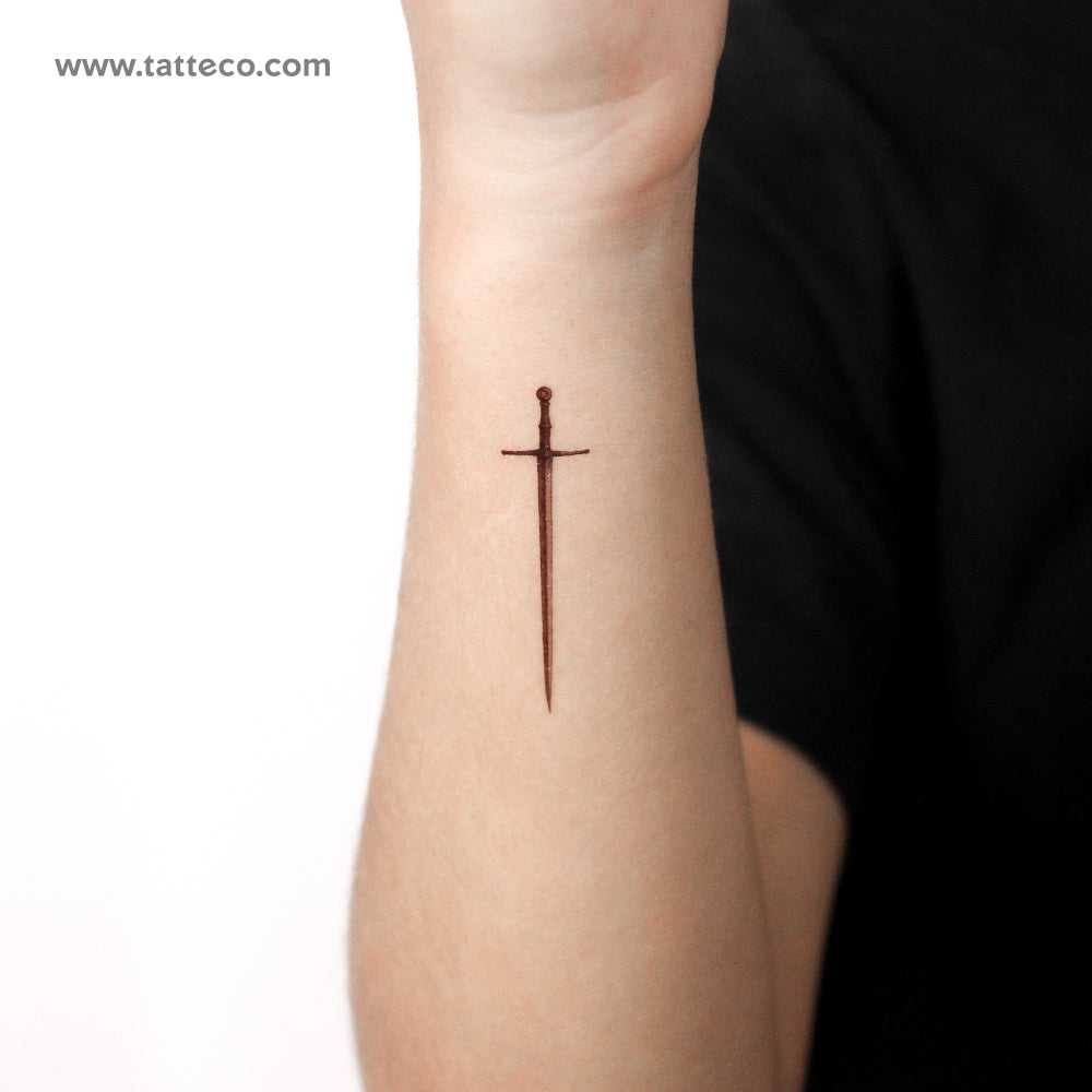 Sword Temporary Tattoo - Set of 3