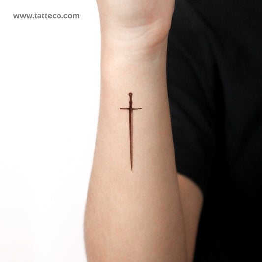 Sword Temporary Tattoo - Set of 3