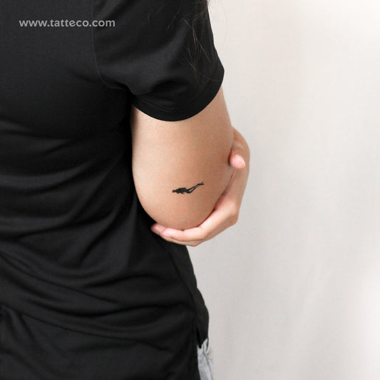 Diver Temporary Tattoo - Set of 3
