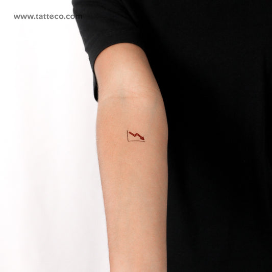 Bearish Market Tattoos Temporary Tattoo - Set of 3