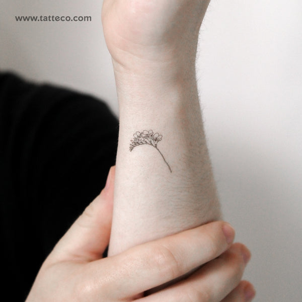 Freesia Temporary Tattoo - Set of 3