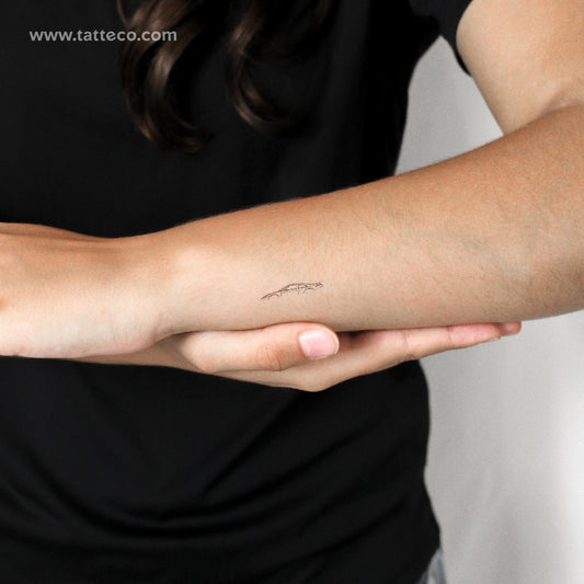 Little Porsche 911 Gt3 Touring Temporary Tattoo - Set of 3