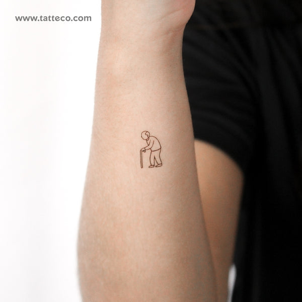 Grandfather Temporary Tattoo - Set of 3