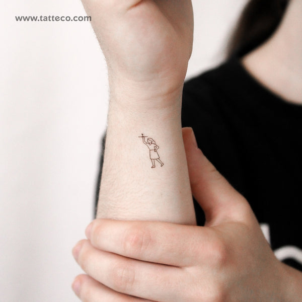 Waitress Temporary Tattoo - Set of 3
