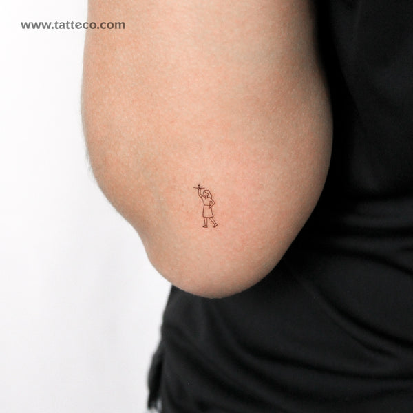 Waitress Temporary Tattoo - Set of 3