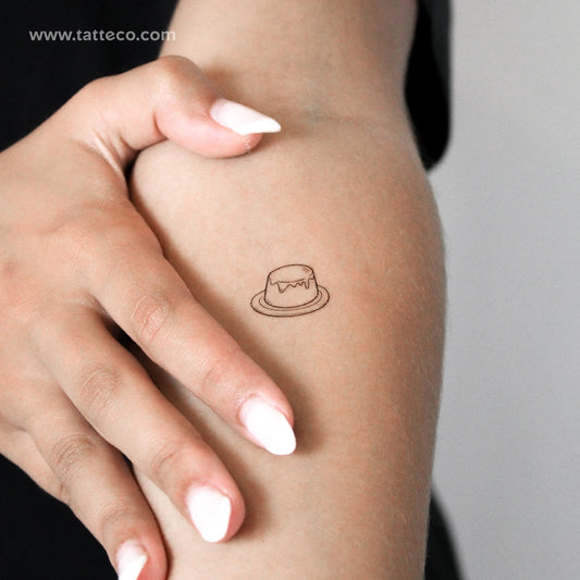 Creme Caramel Temporary Tattoo - Set of 3