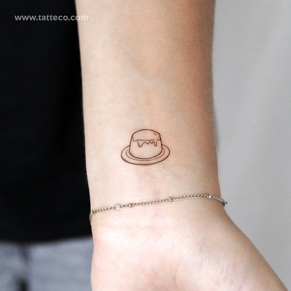 Creme Caramel Temporary Tattoo - Set of 3
