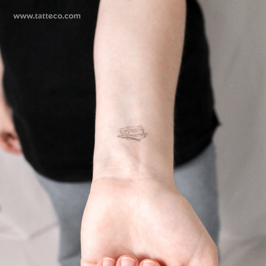 Butter Temporary Tattoo - Set of 3