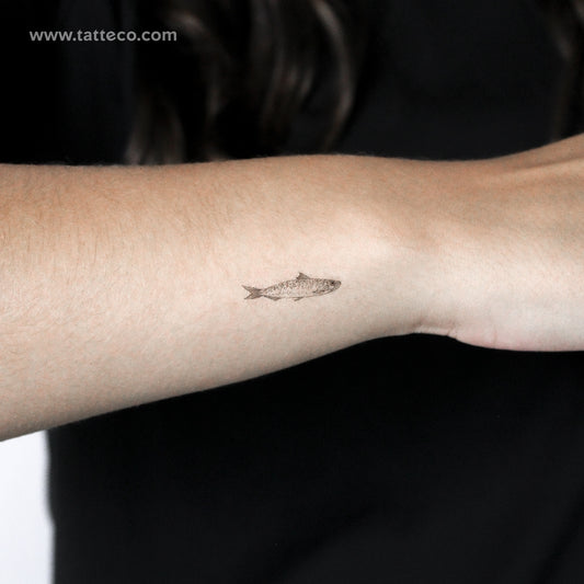 Sardine Temporary Tattoo - Set of 3