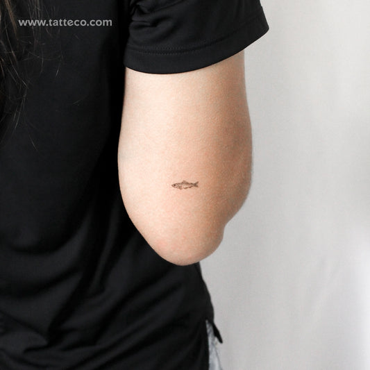 Little Sardine Temporary Tattoo - Set of 3