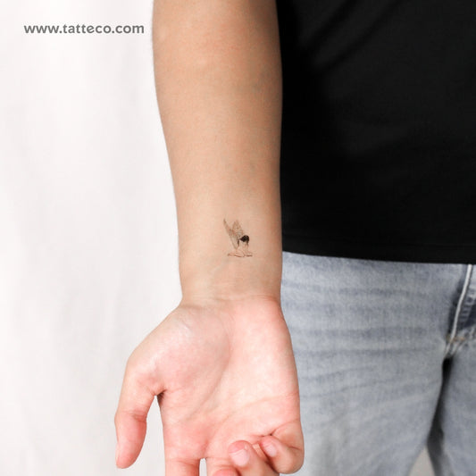 Crying Angel Temporary Tattoo - Set of 3