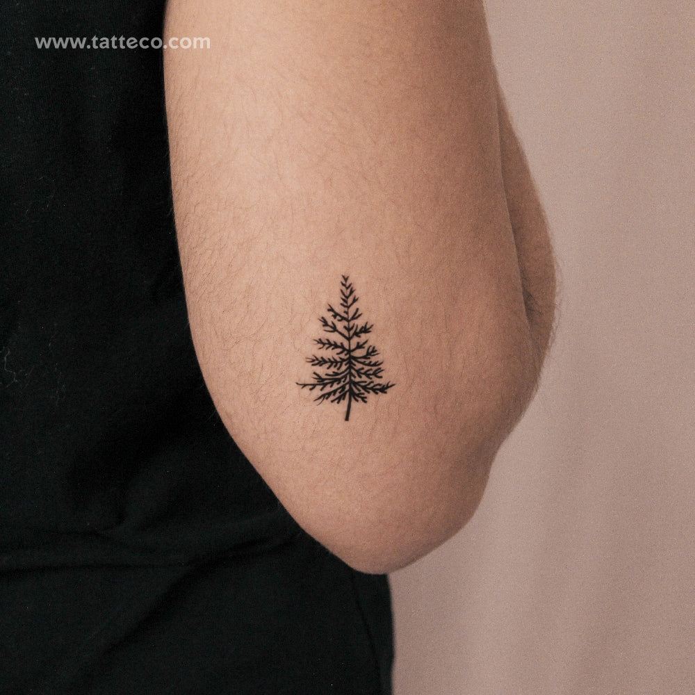 Pine Tree Semi-Permanent Tattoo - Set of 2
