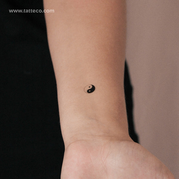 Yin Yang 2-Week Temporary Tattoo - Set of 2