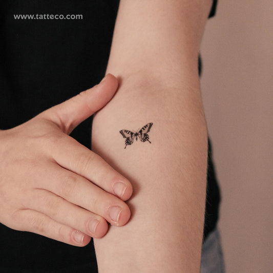 Tatuaje semipermanente de mariposa monarca (juego de 2)