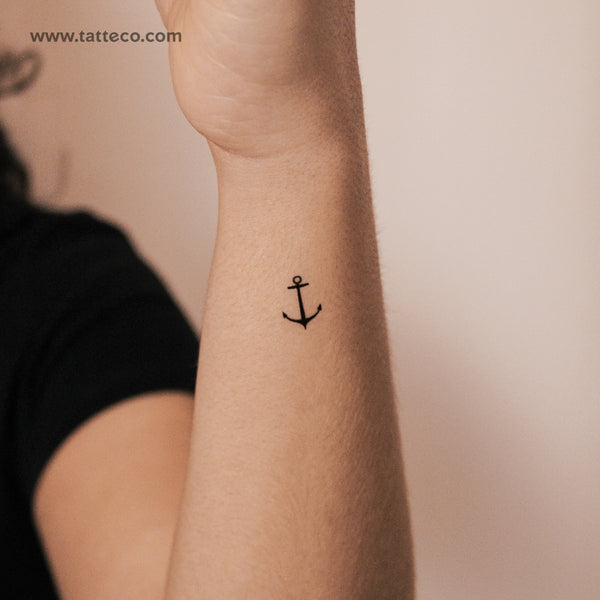 Anchor Semi-Permanent Temporary Tattoo - Set of 2