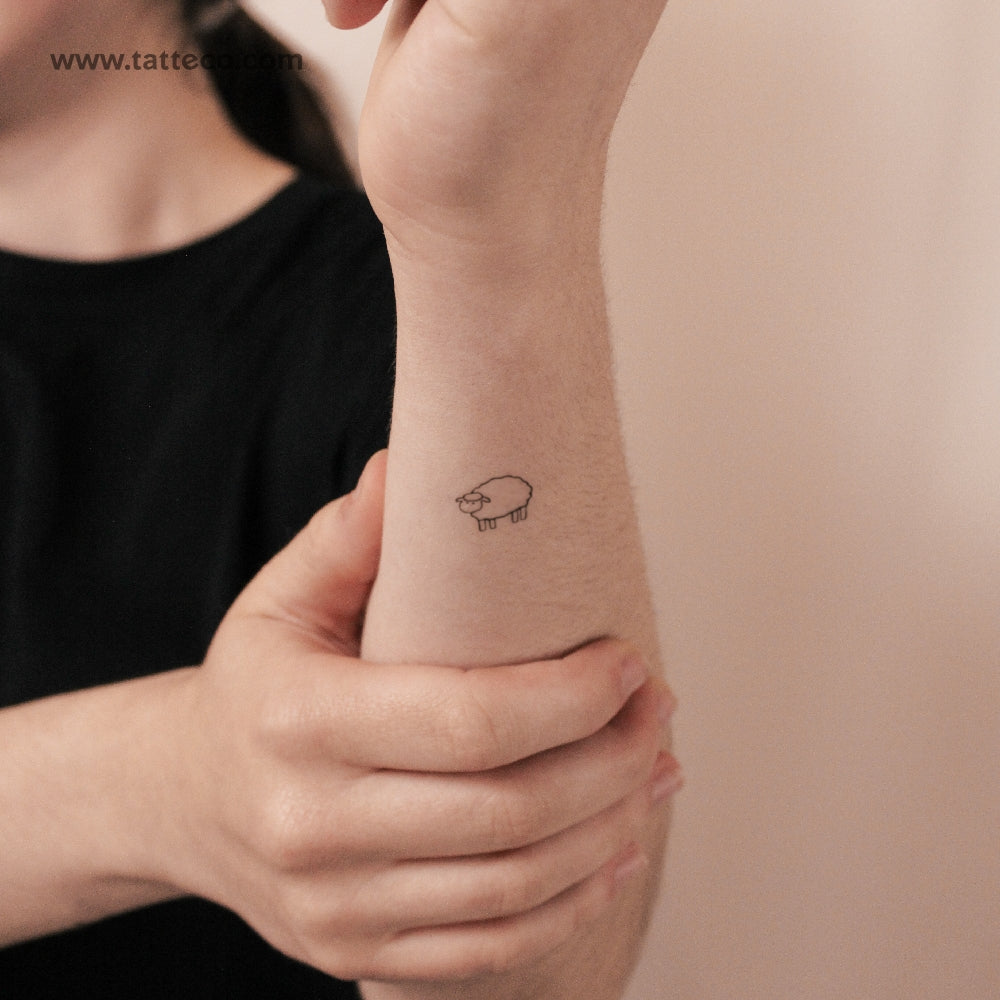 Sheep Semi-Permanent Tattoo - Set of 2