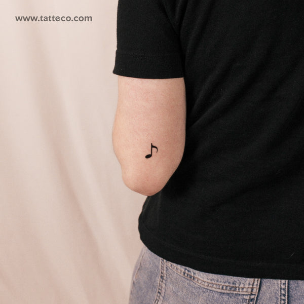 Music Note Semi-Permanent Tattoo - Set of 2