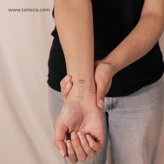 Tatuaje semipermanente para cámara réflex (juego de 2)