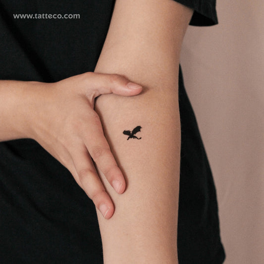 Drogon Dragon Semi-Permanent Tattoo - Set of 2