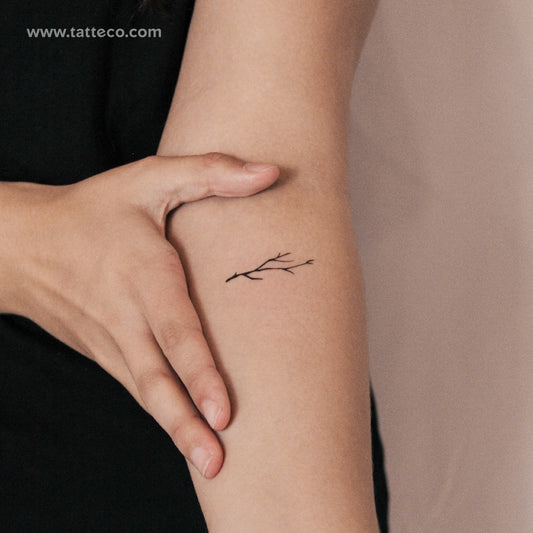 Leafless Branch Semi-Permanent Tattoo - Set of 2