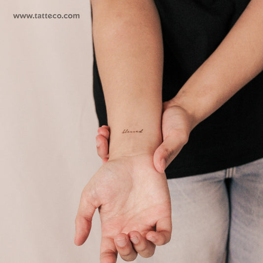 Tatuaje semipermanente Blessed - Juego de 2