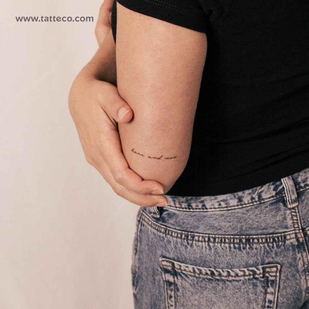 Here And Now Semi-Permanent Tattoo - Set of 2
