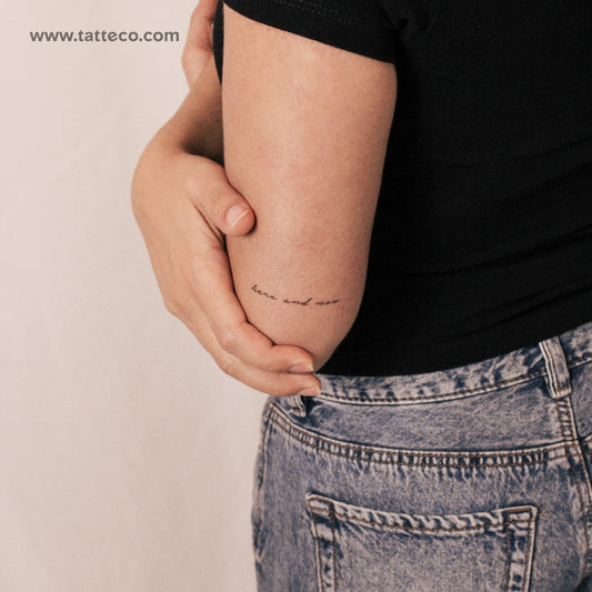 Tatuaje semipermanente "Aquí y ahora" - Juego de 2
