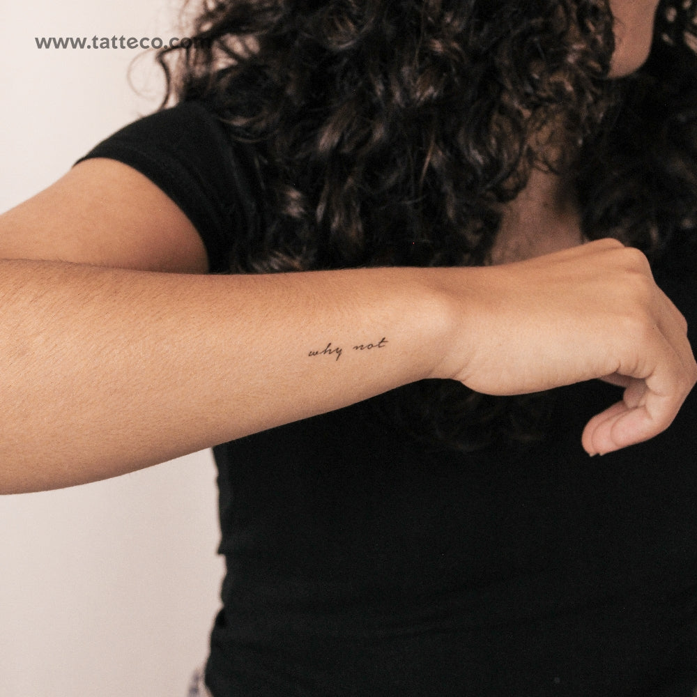 Tatuaje semipermanente Why Not - Juego de 2