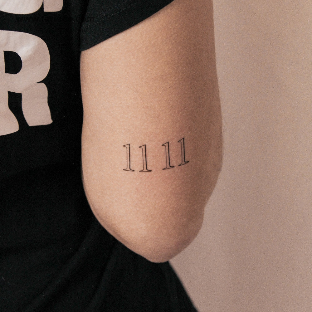 11 11 Aniston Semi-Permanent Tattoo - Set of 2