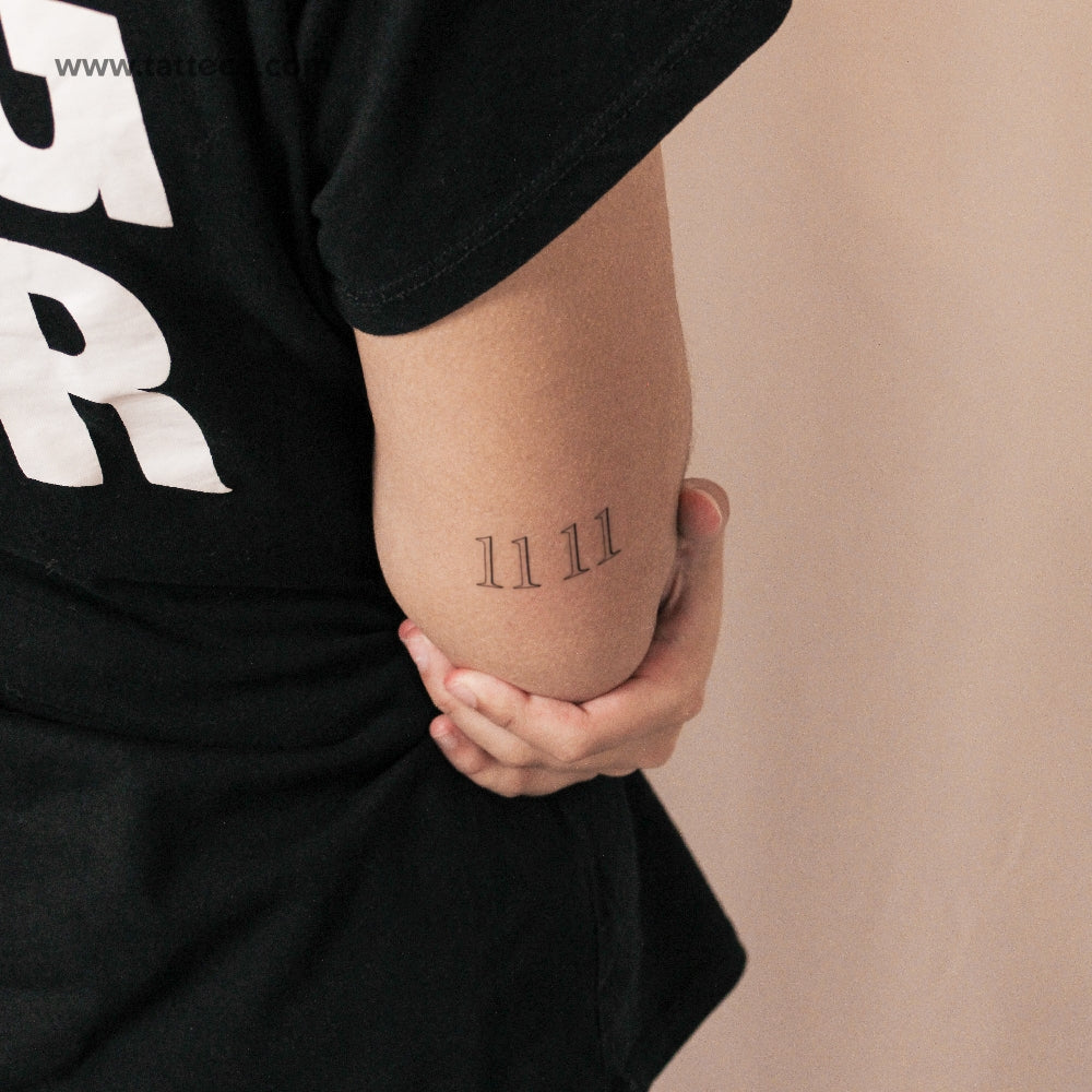 11 11 Aniston Semi-Permanent Tattoo - Set of 2