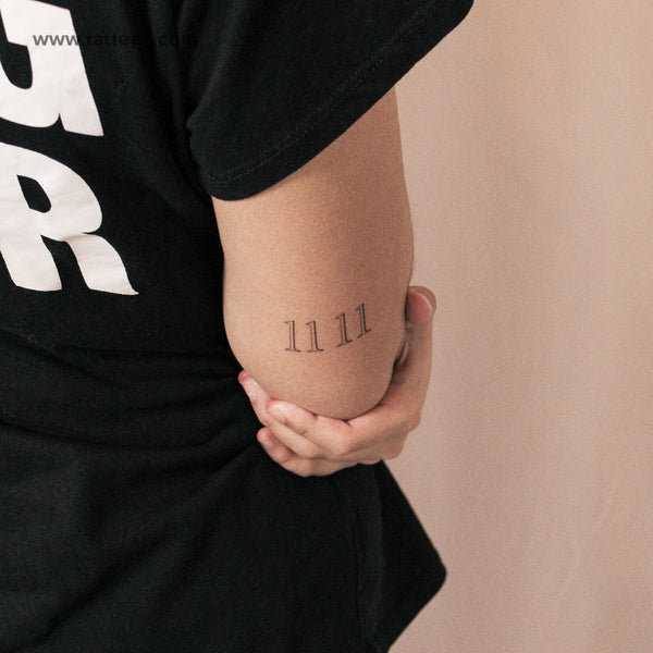 11 11 Aniston Semi-Permanent Tattoo - Set of 2