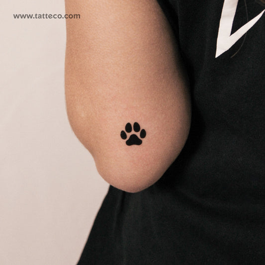 Dog Paw Semi-Permanent Tattoo - Set of 2