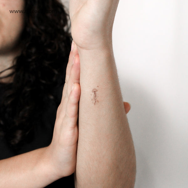 Little Jellyfish By Stefano Mazza Temporary Tattoo - Set of 3