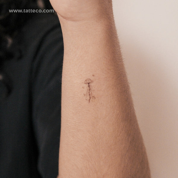 Little Jellyfish By Stefano Mazza Temporary Tattoo - Set of 3