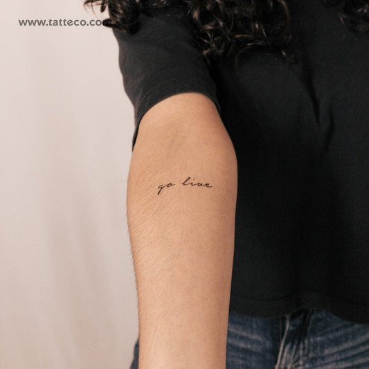 Tatuaje semipermanente Go Live - Juego de 2