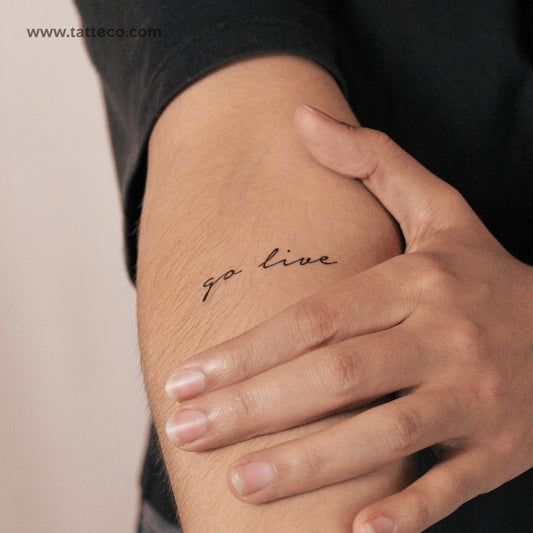 Tatuaje semipermanente Go Live - Juego de 2