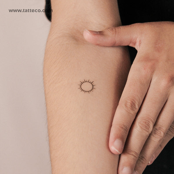 Shining Sun Semi-Permanent Tattoo - Set of 2