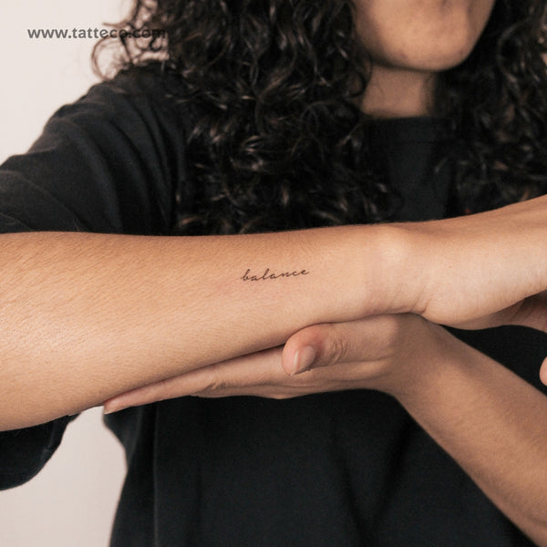 'Balance' Semi-Permanent Tattoo - Set of 2