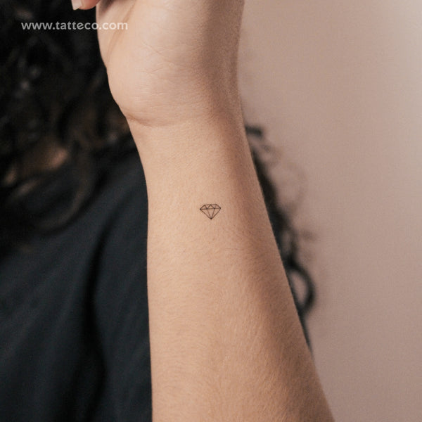 Tiny Diamond Semi-Permanent Tattoo - Set of 2