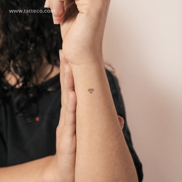 Tiny Diamond Semi-Permanent Tattoo - Set of 2