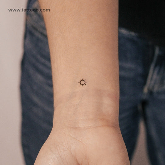 Tatuaje semipermanente Tiny Sun - Juego de 2