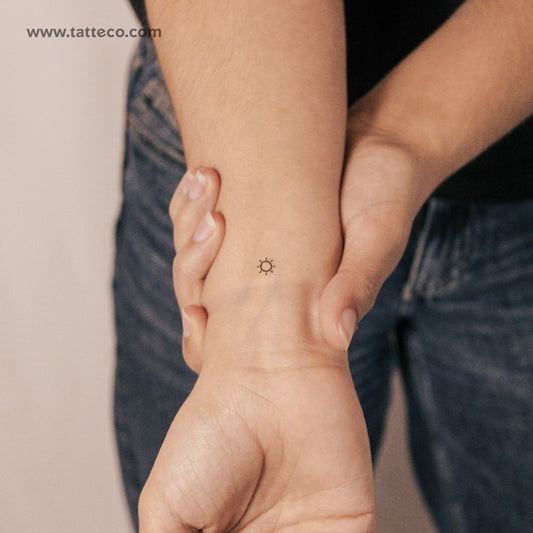 Tatuaje semipermanente Tiny Sun - Juego de 2