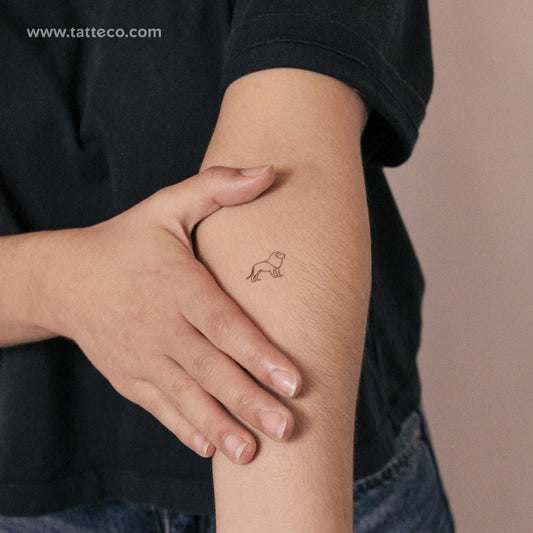 Lion Semi-Permanent Tattoo - Set of 2