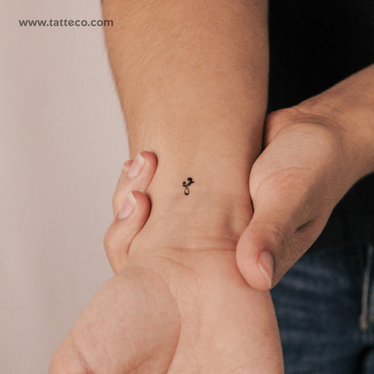 Tatuaje semipermanente con símbolo de madre e hijo (juego de 2)